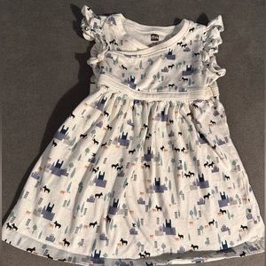 Tea Collection Toddler 12-18 Month Castle Themed Dress - Excellent Condition!